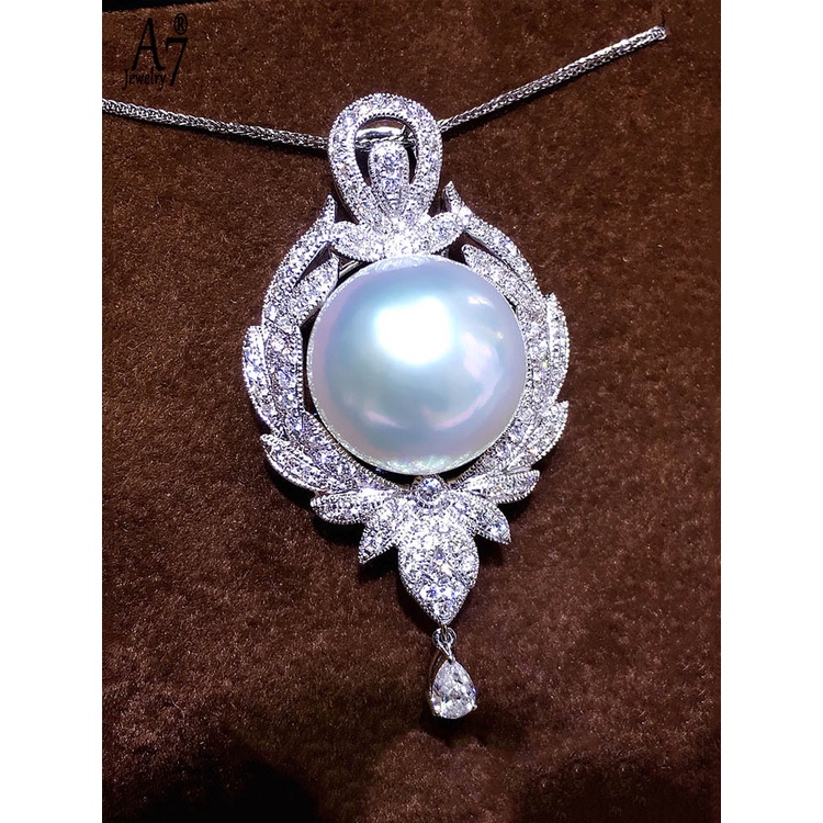 Vòng cổ Ngọc Trai Mặt Vỏ Sò Cho Nữ A7