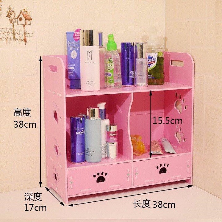 Kệ để mỹ phẩm, kệ đựng mỹ phẩm chân chó LOẠI LỚN - BX2919