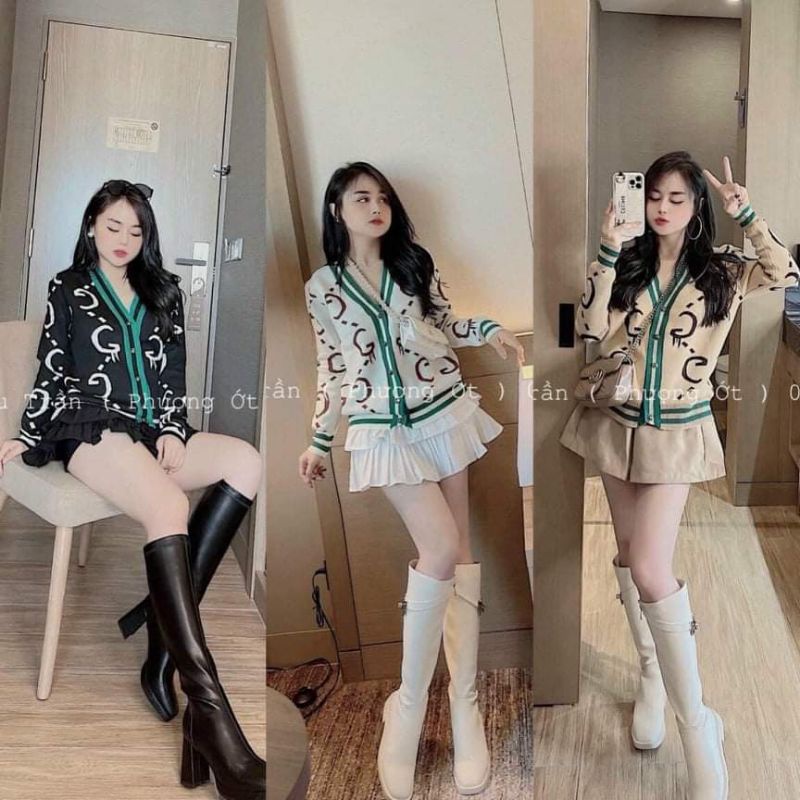 Áo khoác len Cagigan Gucci Nữ