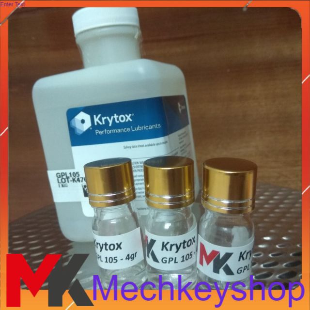 Dầu lube switch bàn phím cơ, dầu lube Krytox 105