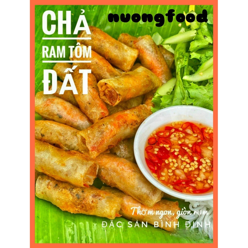[500G-HỎA TỐC]Chả Ram Tôm Đất Vip Bình Định