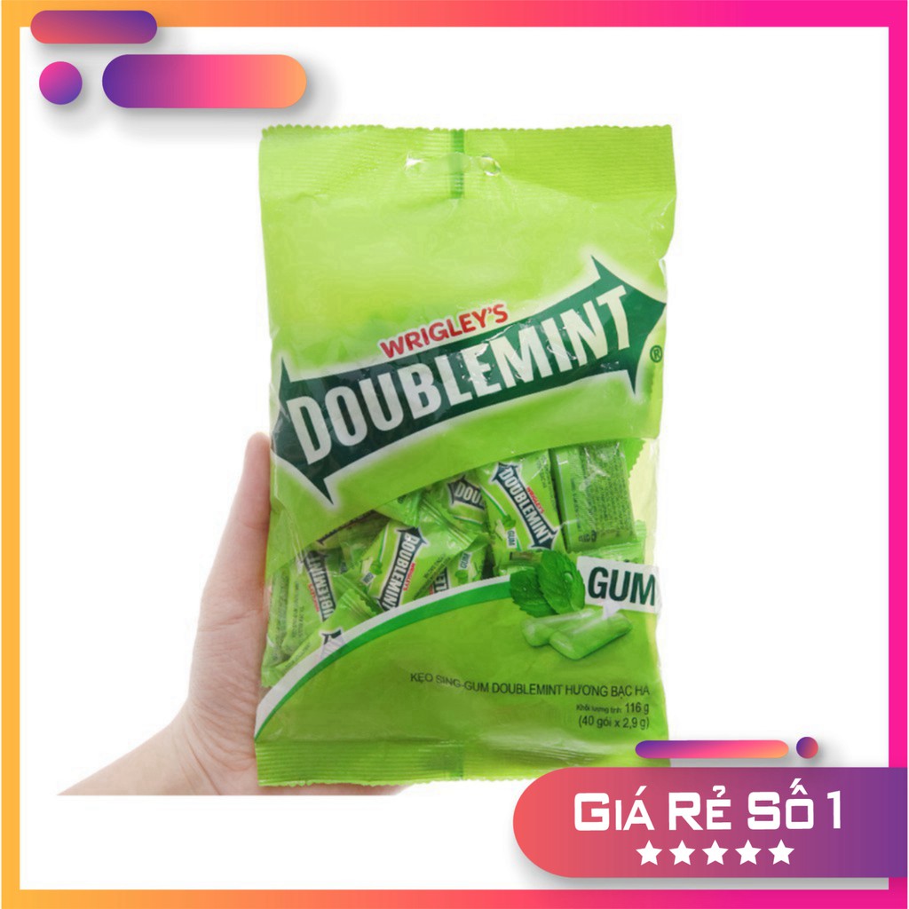 kẹo cao su singgum doublemint gói 116g