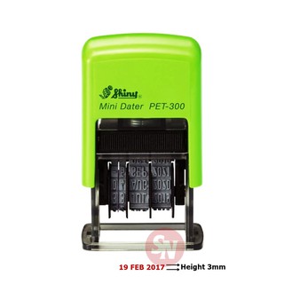 Dấu Đóng Ngày Tháng Năm Shiny PET-300