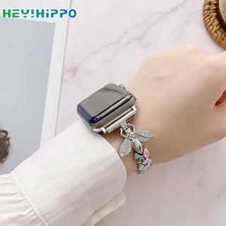 Dây Đeo Inox Cho Đồng Hồ Thông Minh Apple Watch Series 7/6/5/SE iwatch 45/44/42/41/40/38mm