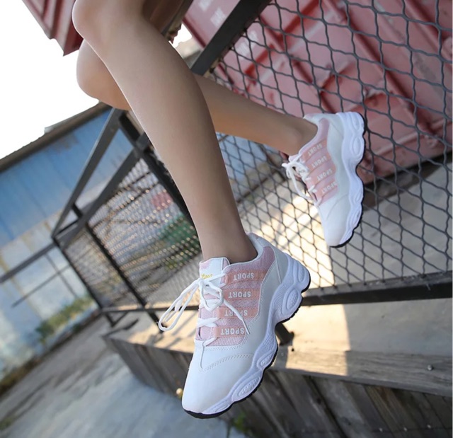 ] Giày thể thao nữ 3 mầu cá tính | BigBuy360 - bigbuy360.vn