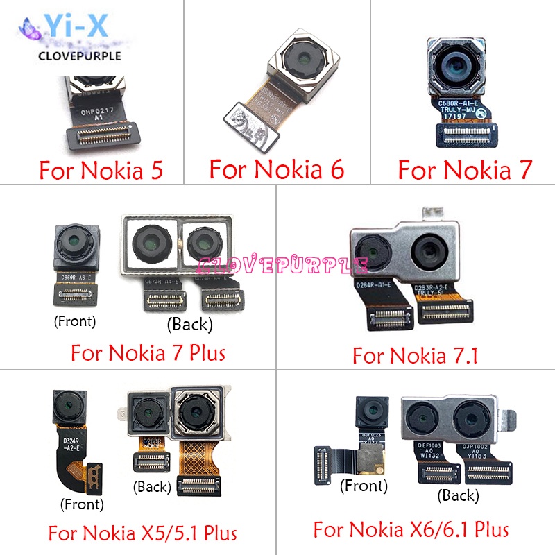 Phụ kiện mạch camera trước sau cho điện thoại Nokia 5 6 7 6.1 7.1 / 5.1 Plus X5 / 6.1 Plus X6