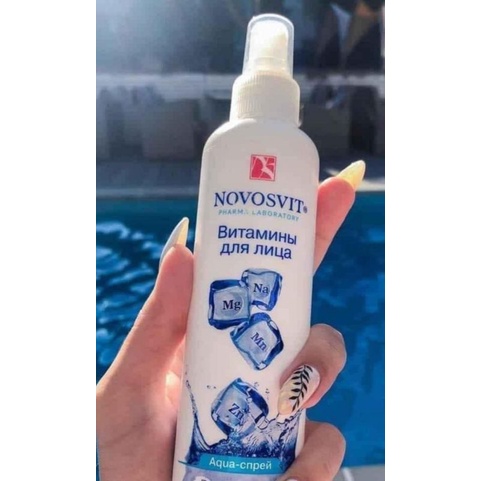 Xịt khoáng Novosvit của Nga 190ml