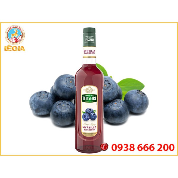 SIRO TEISSEIRE VIỆT QUẤT 700ML (BLUEBERRY SYRUP)