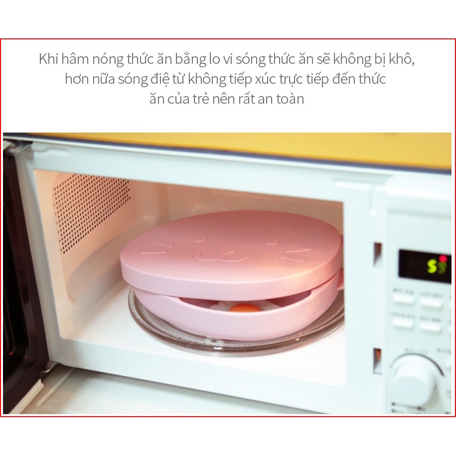 Khay ăn dặm cho bé Ellony / Khay ăn dặm cho bé nhập khẩu Hàn Quốc