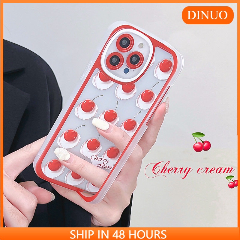 Ốp Điện Thoại Có Giá Đỡ Hình Quả Cherry Cho iphone7 / 7plus / 8 / 8plus / xs / 11 / 12 / 13 / 14 / pro / max / plus / promax