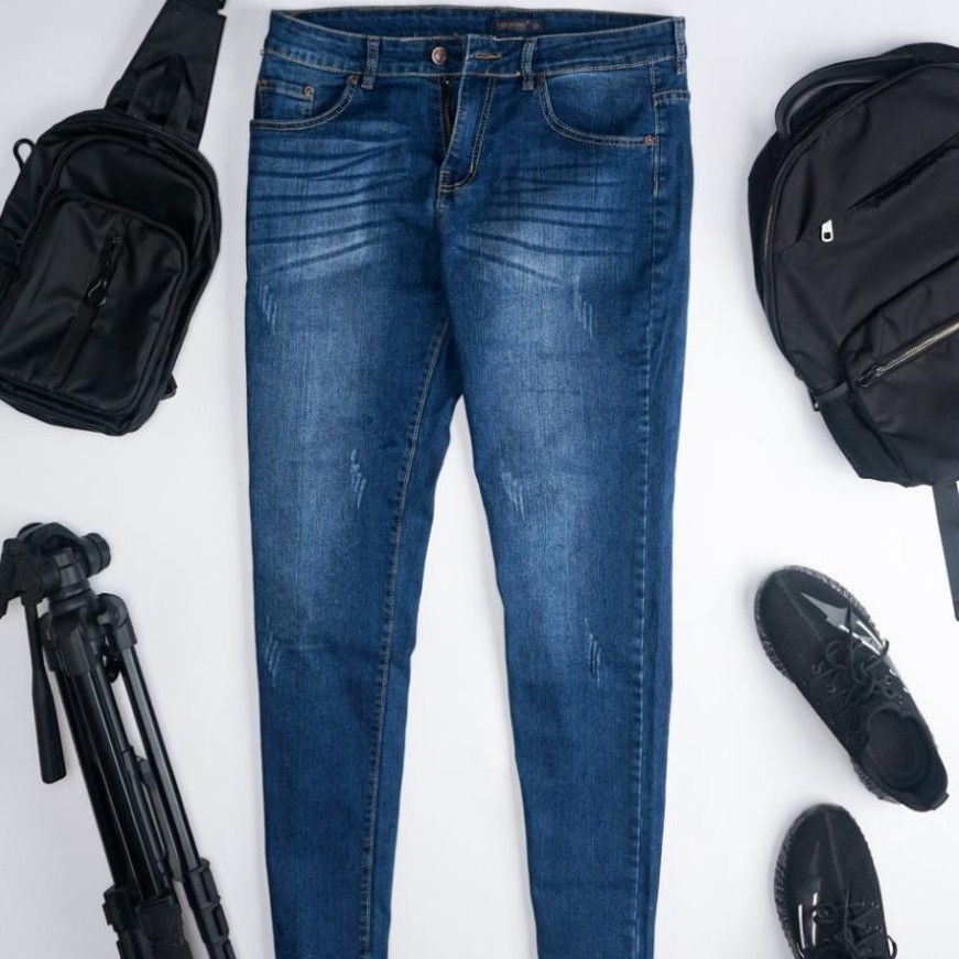 Quần Jean Nam - Quần Bò Nam VERATINO Vải Cao Cấp Không Phai Màu Xanh | BigBuy360 - bigbuy360.vn