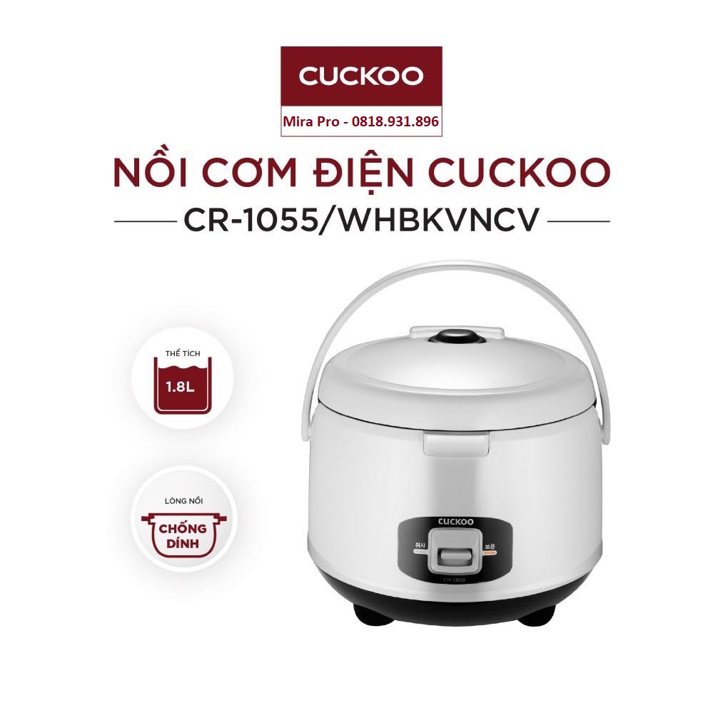 Nồi cơm điện Cuckoo CR-1055B dung tích 1.8L, hàng nội địa Hàn Quốc