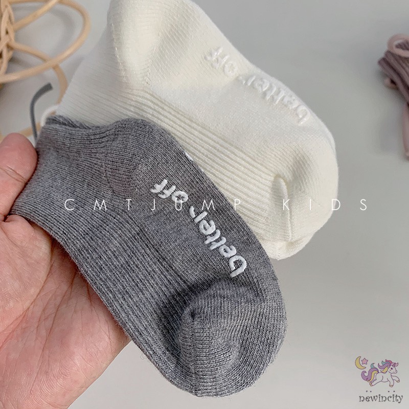 Vớ Cotton Đính Nơ Chống Trượt Dành Cho Bé Gái