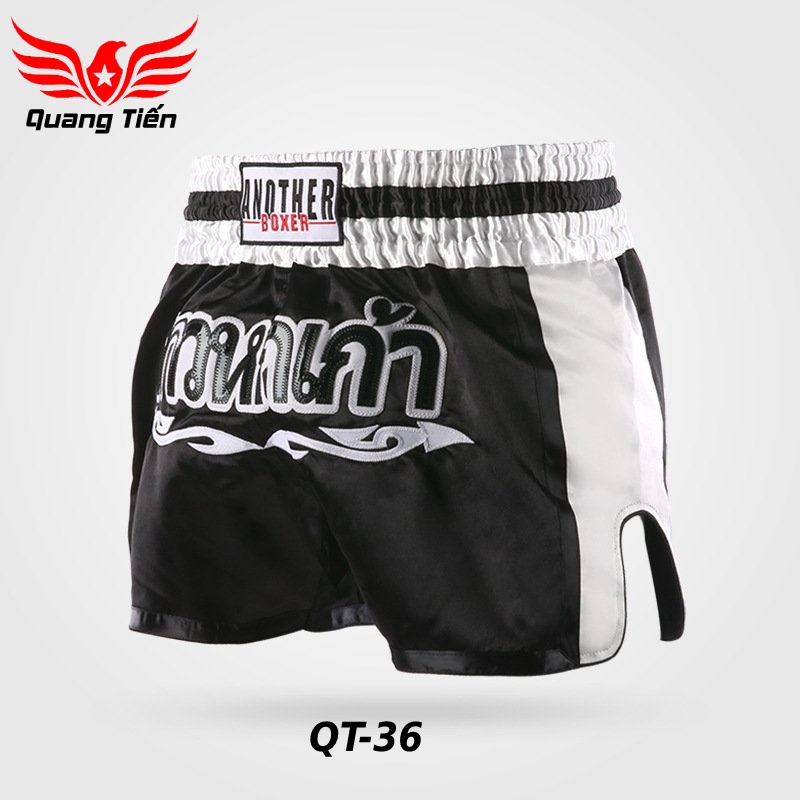Quần Muay Thái Another Boxer Chính Hãng Muay Thai Short Chất Liệu Satin Cao Cấp 2022