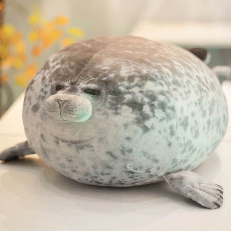 Thú Nhồi Bông Hình Con Hải Cẩu Siêu Mềm Cỡ Lớn 1