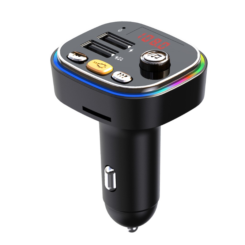BTM  Car MP3 Music Player Bluetooth-compatible 5.0 FM Transmitter 12-24V USB Charger