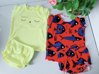 Combo đồ bộ bé gái hotga mẫu đẹp lựa thoải mái