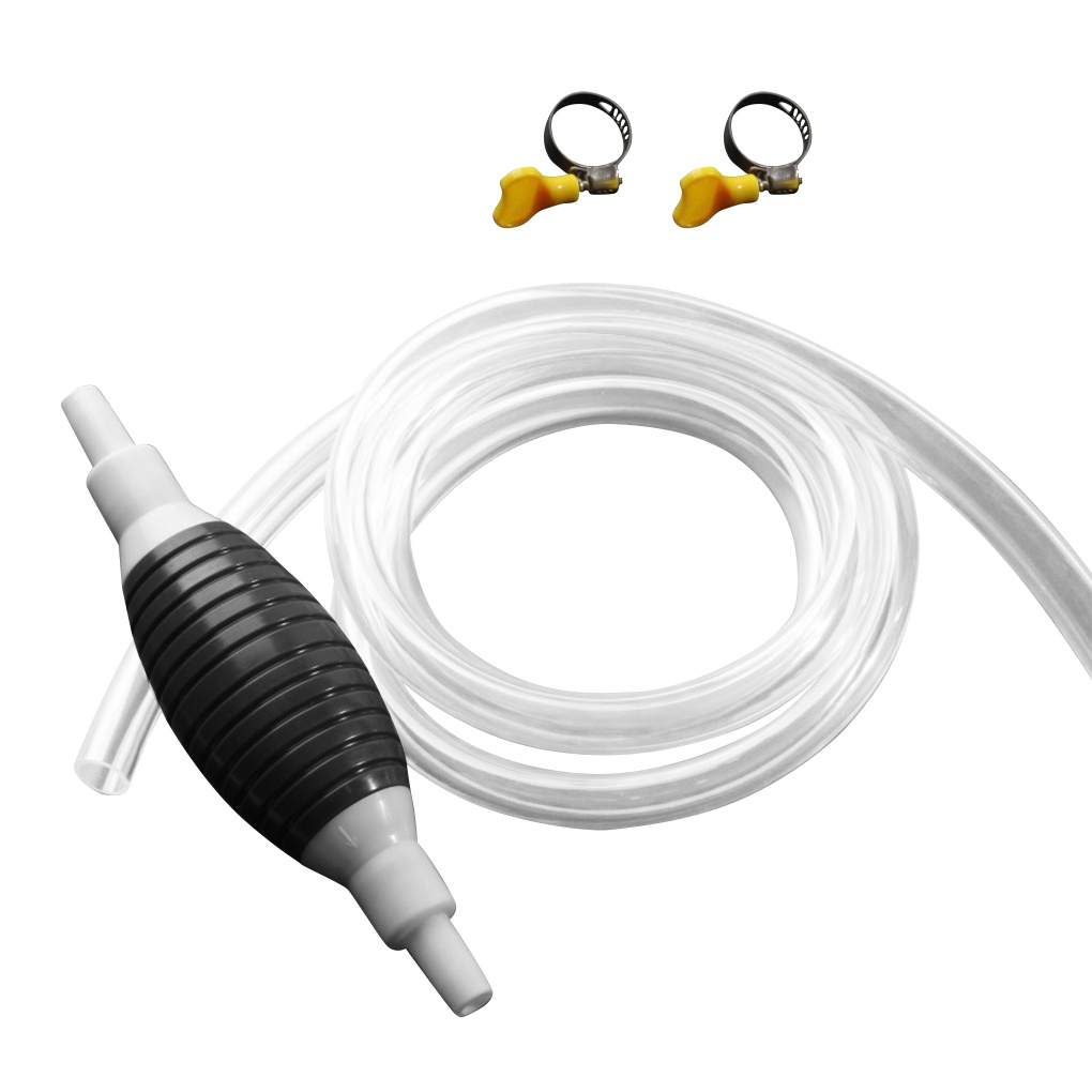 [Coco] Fuel Pump Manual Tank Suction Hose PVC Portable Car Oil Sucker Accessory with Transparent Tube