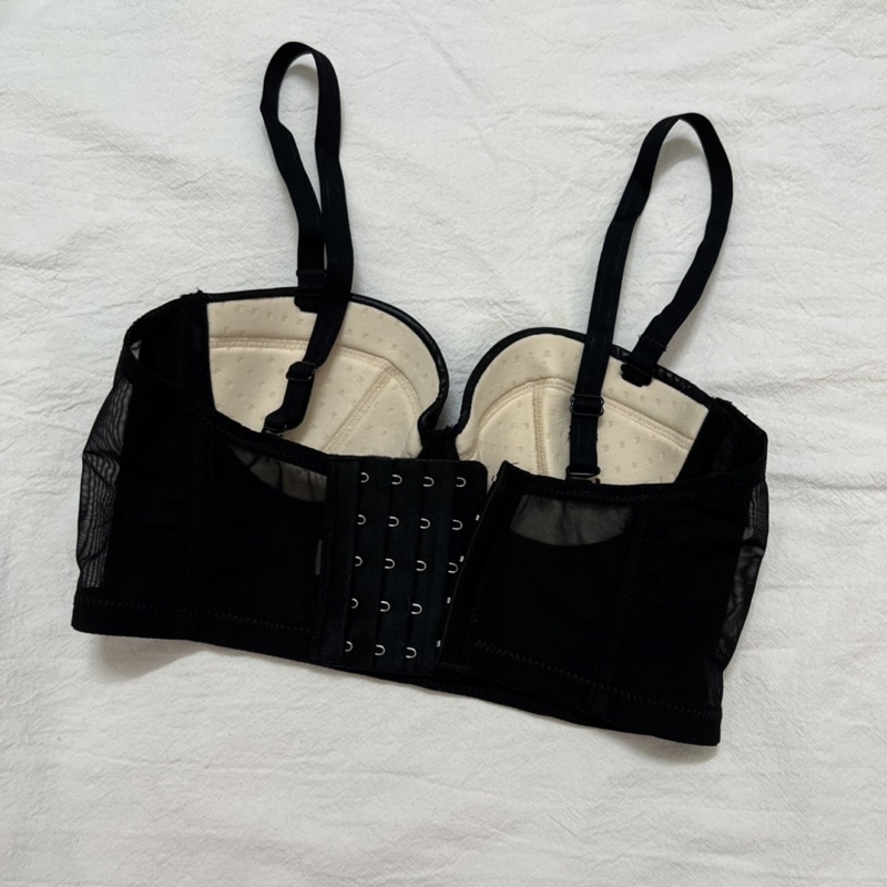 Corset trơn cúp ngực có gọng mút