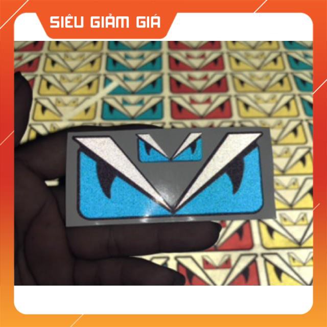 Tem mắt fendi phản quang 4x9cm