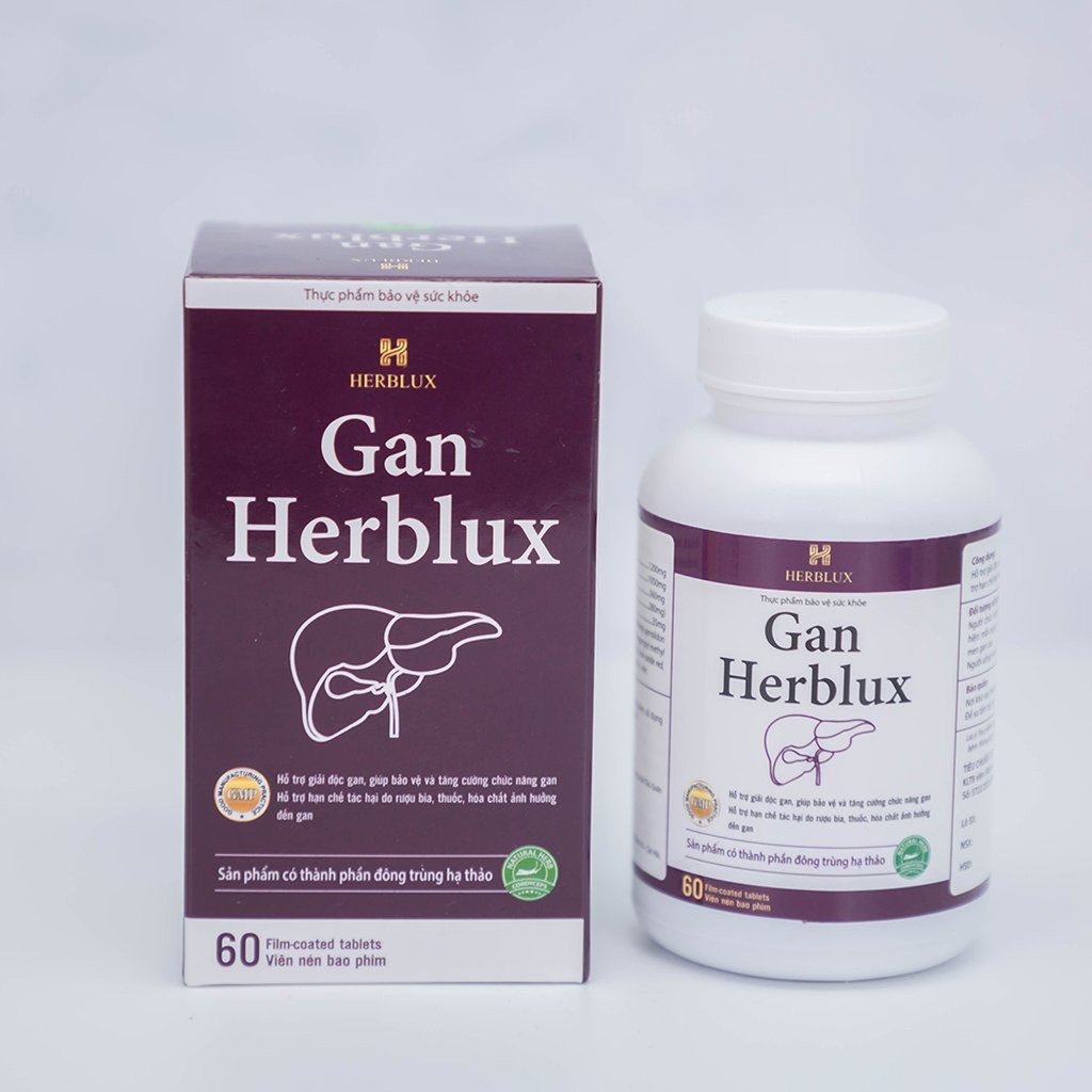 Gan Herblux - Thực phẩm hỗ trợ phục hồi chức năng gan