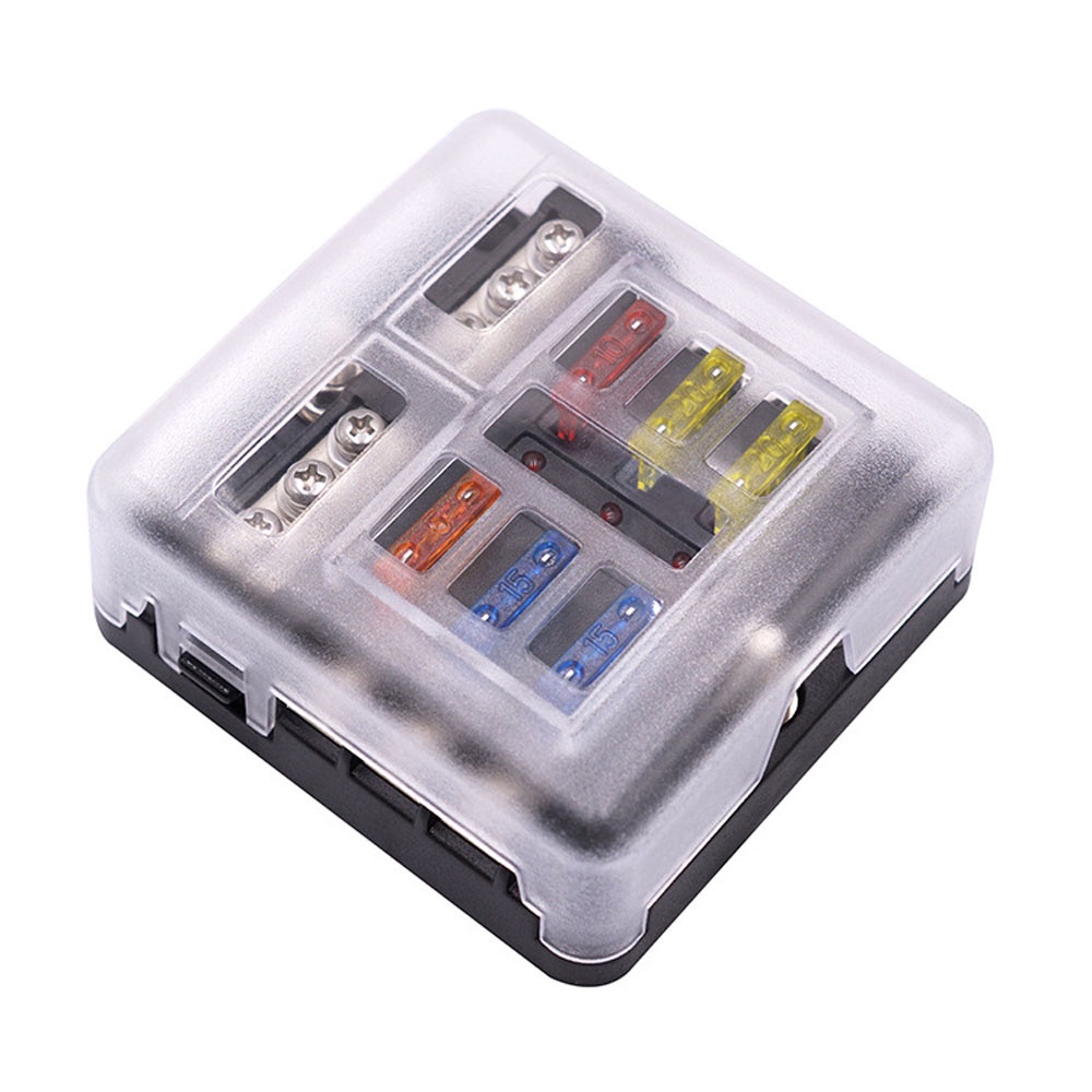 Giá Đỡ Cầu Chì 6 Chiều 12-24v Thay Thế Chất Lượng Cao Cho Xe Hơi / Tàu Thuyền