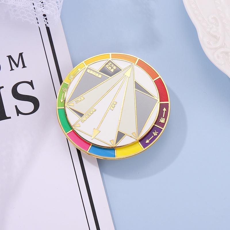 Trâm Cài Áo Xoay Tròn Vui Nhộn Cho Bạn Bè