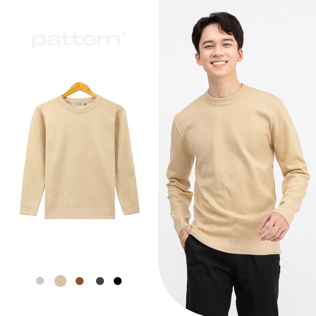Áo len nam PATTERN 5 màu trơn PA012
