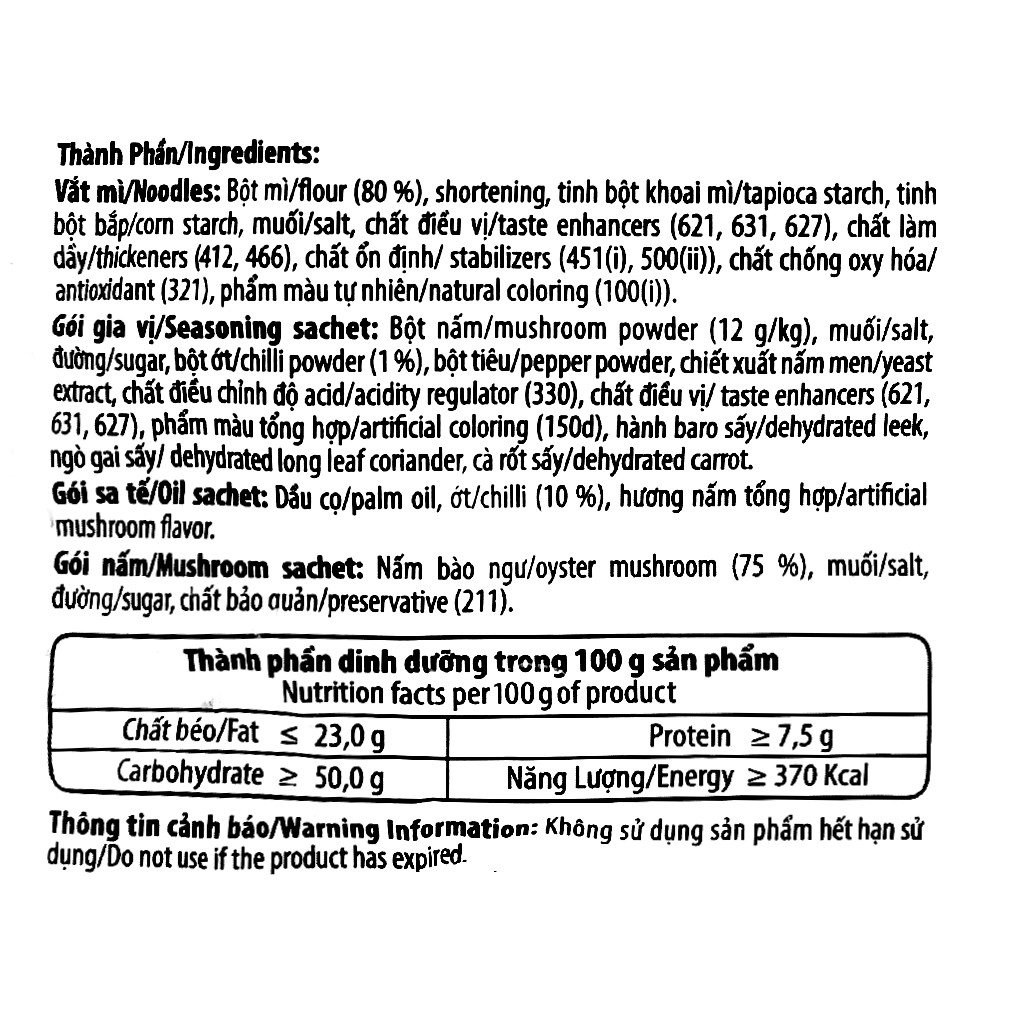 1 thùng mì Reeva lẩu nấm chua cay | BigBuy360 - bigbuy360.vn