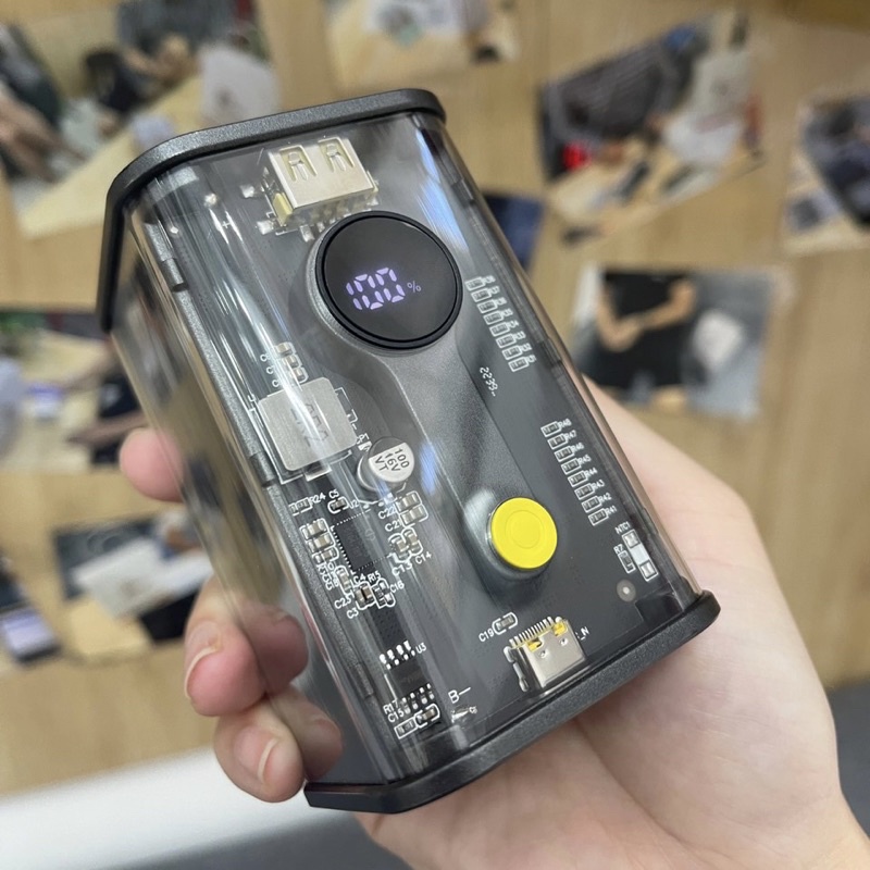 Sạc dự phòng KY 20.000 mAh trong suốt chính hãng