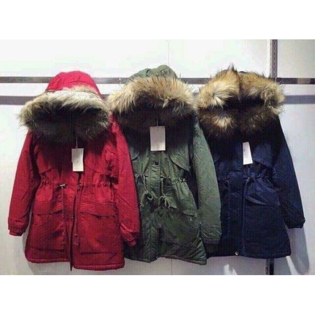 Áo khoác kaki lót lông trần lông toàn bộ rút eo 💋 freeship 💋hàng QC cao cấp | BigBuy360 - bigbuy360.vn