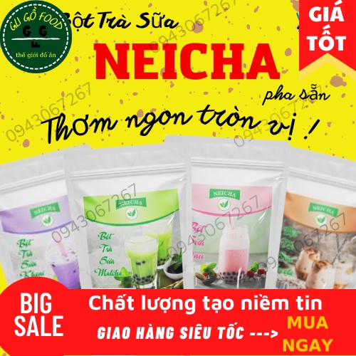 BỘT TRÀ SỮA PHA SẴN NEICHA (túi 200g)