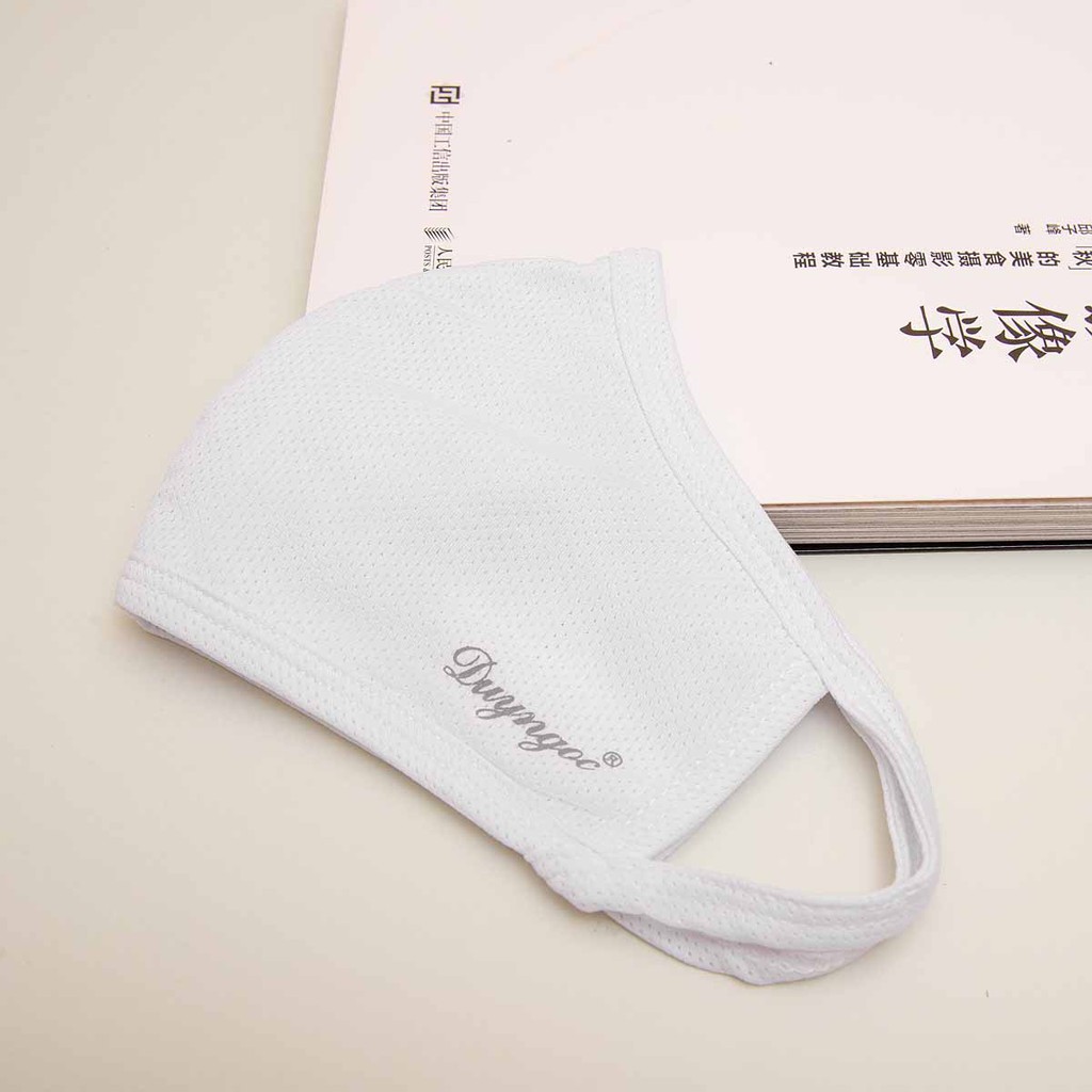 Khẩu Trang Vải Viền Mesh Duy Ngọc Cao Cấp, hàng chính hãng, chất liệu vải Mesh thoáng mát dễ thở, 3 lớp an toàn (7543)