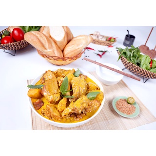 Bột cà ri. bột cary Bà Tám, gói 10 gram
