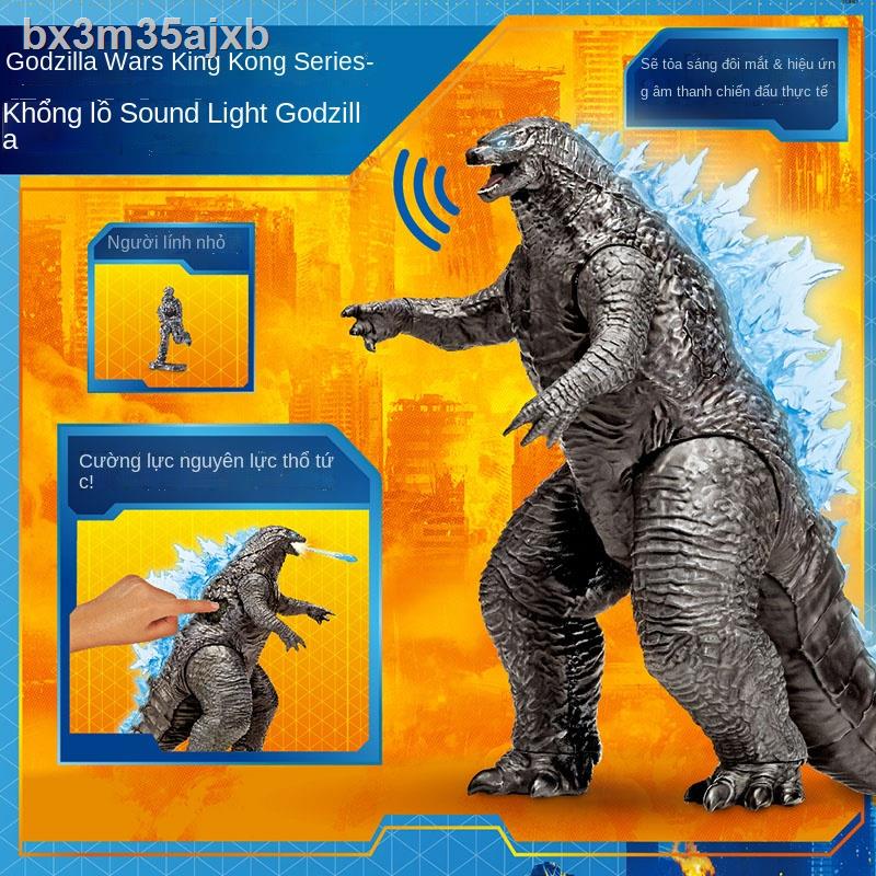 ﹉ ♝ Godzilla vs. King Kong mô hình đồ chơi mô phỏng khủng long điều khiển từ xa cho trẻ em trai và gái