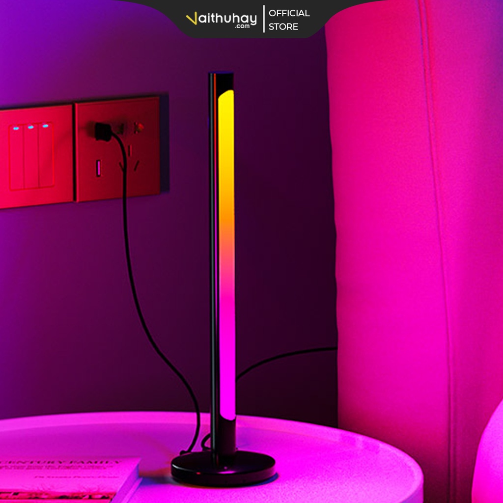Đèn đôi trang trí bàn làm việc TL-SSL1 RGB 16 triệu màu cảm ứng âm thanh - Vaithuhay