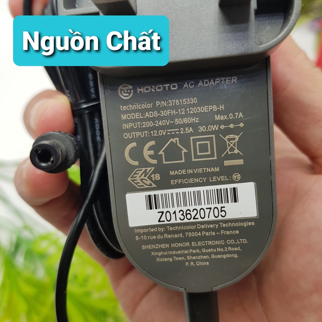 Nguồn 12V2.5A 5.5x2.5MM HOIOTO ADS-30FH-12Adapter 12V2A HONOR