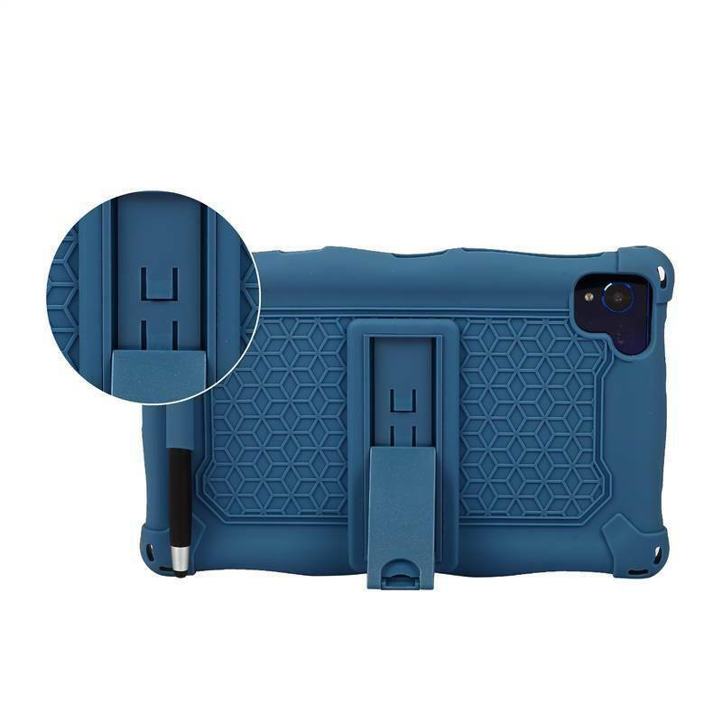 Ốp silicone mềm chống sốc có giá đỡ thích hợp cho Samsung Galaxy Tab A 8.0 2019 Sm-T290 T295 T297