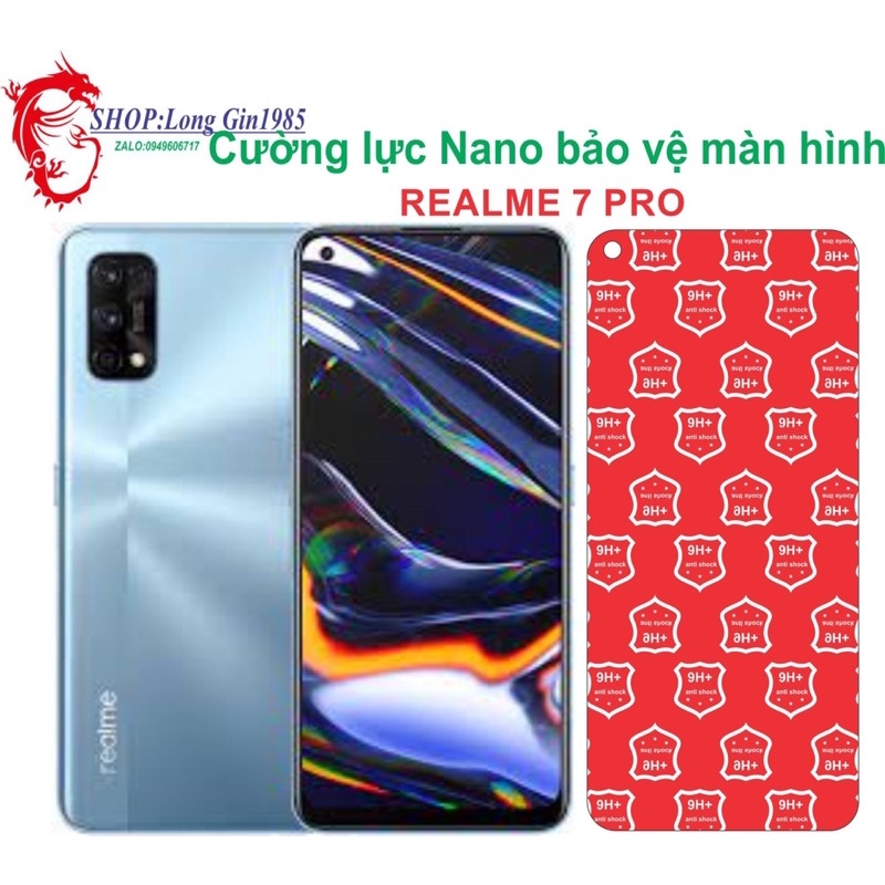 Realme 7 Pro Cường lực Nano chống va đập chống trầy xước tốt