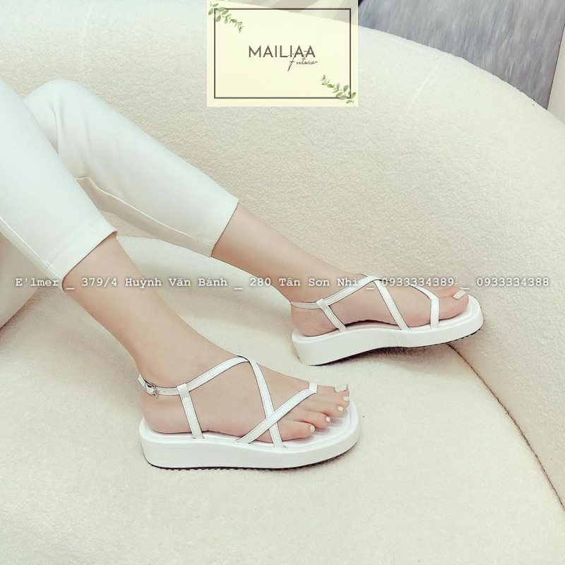 Sandal xuồng 3 phân MAILIAA quai xỏ ngón chiến binh