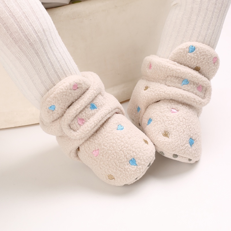 Giày Bốt Vải Len Mềm Giữ Ấm Mùa Đông Dành Cho Bé Trai Gái