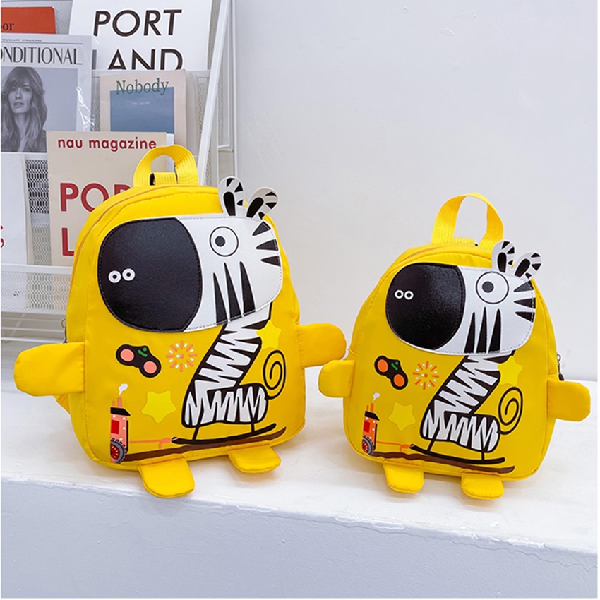 Balo cho bé mầm non đi nhà trẻ (1-6 tuổi) dễ thương balo trẻ em mẫu giáo ZEBRA KGB012