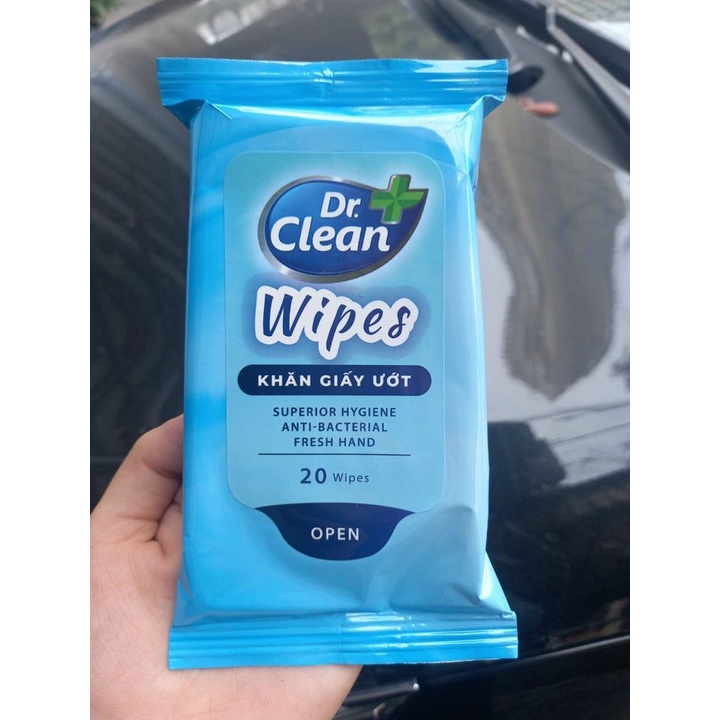 📣📣📣 Giấy ướt bỏ túi DrClean gói 20 miếng