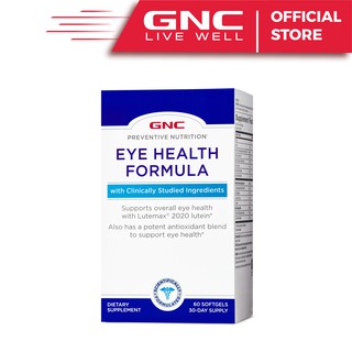 Viên uống tăng cường thị lực và cải thiện khô mắt gnc eye health formula 60 viên
