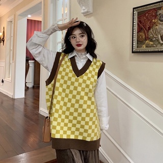 áo gile kẻ caro bigsize
