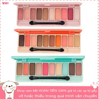 Bảng màu phấn mắt nhiều màu sắc thời trang thiết kế vỏ hộp đẹp mắt