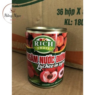Lon vải ngâm rich 565gram