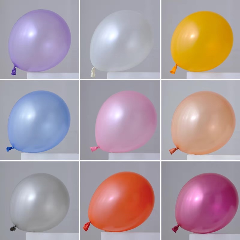 bóng nhũ ánh kim, bóng màu trong đủ bảng màu chọn lựa và phối set trang trí