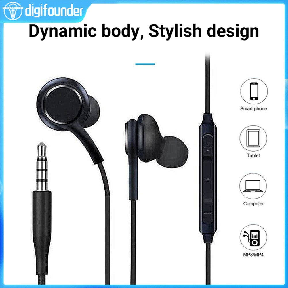 DG Tai nghe có dây và micro với giắc cắm 3.5mm cho ĐT Android Samsung táo6S 6Plus