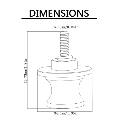 Ống Xoay CNC 6MM Chuyên Dụng Cho Yamaha MT-15 MT15 MT 15 M-slazz 150 2015-2021